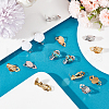 Unicraftale 60Pcs 2 Colors 304 Stainless Steel Clip-on Earring Findings FIND-UN0003-59-2
