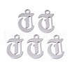 201 Stainless Steel Pendants STAS-N091-40T-1