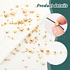   120Pcs 4 Sizes Brass Beads KK-PH0006-51-4