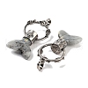 Natural Labradorite Whale Tail Big Pendants G-Q163-03AS-07-2
