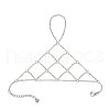 Brass Cable Chains Ring Bracelets for Women BJEW-JB11578-02-2