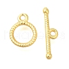 Brass Toggle Clasps KK-B121-06G-2
