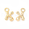 Brass Charms KK-P234-13G-K-1