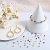 SOFPLATE 1000Pcs 10 Colors Baking Painted Pearlized Glass Imitation Pearl Round Beads HY-SP0001-01D-4