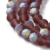 Imitation Jade Glass Beads Strands EGLA-YW0003-19B-10-4