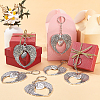 SOFPLATE 10Pcs Alloy Keychain KEYC-SP0001-02-4