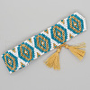 Ethnic Style Adjustable Glass Seed Beads Braided Bead Bracelets for Men Women MU3134-12-2