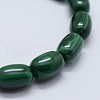 Natural Malachite Stretch Bracelets BJEW-F327-01-3