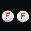 UV Plating Enamel Acrylic Beads PACR-N015-01E-4