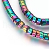 Electroplate Non-magnetic Synthetic Hematite Bead Strands G-I208-15-3