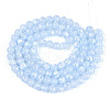Baking Paint Glass Beads Strands DGLA-N015-8mm-06-2