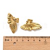 304 Stainless Steel Rhinestone Stud Earrings EJEW-P316-02G-2