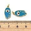 304 Stainless Steel Enamel Pendants STAS-E550-60G-3