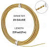 Twisted Round Brass Wire CWIR-WH0009-04A-2