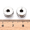 Alloy Rhinestone European Beads FIND-N009-07G-3