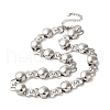 Handmade 304 Stainless Steel Necklaces NJEW-Q333-02A-01-1