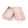 Polka Dot Print Cardboard Jewelry Gift Boxes with Bowknot CON-TAC0001-10A-2