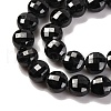 Natural Black Spinel Beads Strands G-F770-B01-01-3