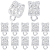 SOFPLATE 160Pcs Tibetan Style Alloy Tube Bails FIND-SP0001-76A-1