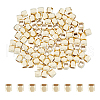 FIBLOOM 100Pcs Brass Spacer Beads KK-FI0001-02B-G-1