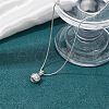 BENECREAT 1Pc Sterling Silver Pendant Cabochon Setting STER-BC0002-52-5