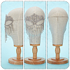 AHADERMAKER 1Pc Alloy Headwear Masquerade Masks AJEW-GA0008-17P-3