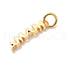 Mother's Day Brass Pendants KK-G399-25-3