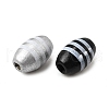 Printed Schima Wood Beads WOOD-L022-02B-2