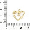 Brass Pave Cubic Zirconia 
Pendants KK-U062-64G-3