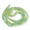 Spray Painted Glass Beads Strands X-GLAA-A038-C-80-2