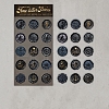 15Pcs PU Imitation Leather Stickers STIC-P018-A03-1