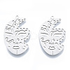 Non-Tarnish 201 Stainless Steel Pendants STAS-N090-LA947-1-2
