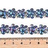 Electroplate Glass Beads Strands EGLA-T028-02Q-4
