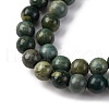Natural Shoushan Jade Beads Strands G-L624-A01-6mm-4