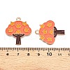 Thanksgiving Day Theme Alloy Enamel Pendants X1-ENAM-T020-35K-3