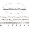 304 Stainless Steel Twisted Bar Link Chains CHS-A016-53P-A-2