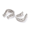 Rhodium Plated 925 Sterling Silver Ear Cuff Findings STER-K176-27P-2