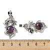 Natural Amethyst Pendants G-G111-01P-05-3