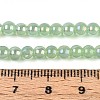 Electroplate Imitation Jade Glass Beads Strands GLAA-T032-J4mm-AB03-4