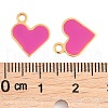 304 Stainless Steel Enamel Charms STAS-L022-483G-01-3