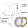 BENECREAT Foldable Transparent PVC Boxes CON-BC0001-95-3