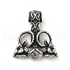 304 Stainless Steel Pendants STAS-P309-12AS-1