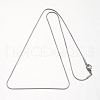 Tarnish Resistant 304 Stainless Steel Snake Chains Necklaces STAS-F094-23P-2