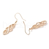 Brass Dangle Earrings EJEW-B002-05G-2