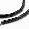 Natural Black Onyx Beads Strands G-P161-38-13x4mm-3