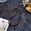   3 Strands 3 Styles Natural Tiger Eye Beads Strands G-PH0002-51-5
