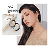 304 Stainless Steel Hoop Earrings EJEW-TA0001-05-6