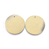 Brass Pendants KK-E719-01AB-25mm-1