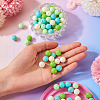 Opaque Acrylic Beads OACR-TAC0014-06D-15