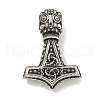 316 Surgical Stainless Steel Pendants STAS-E212-104AS-1
